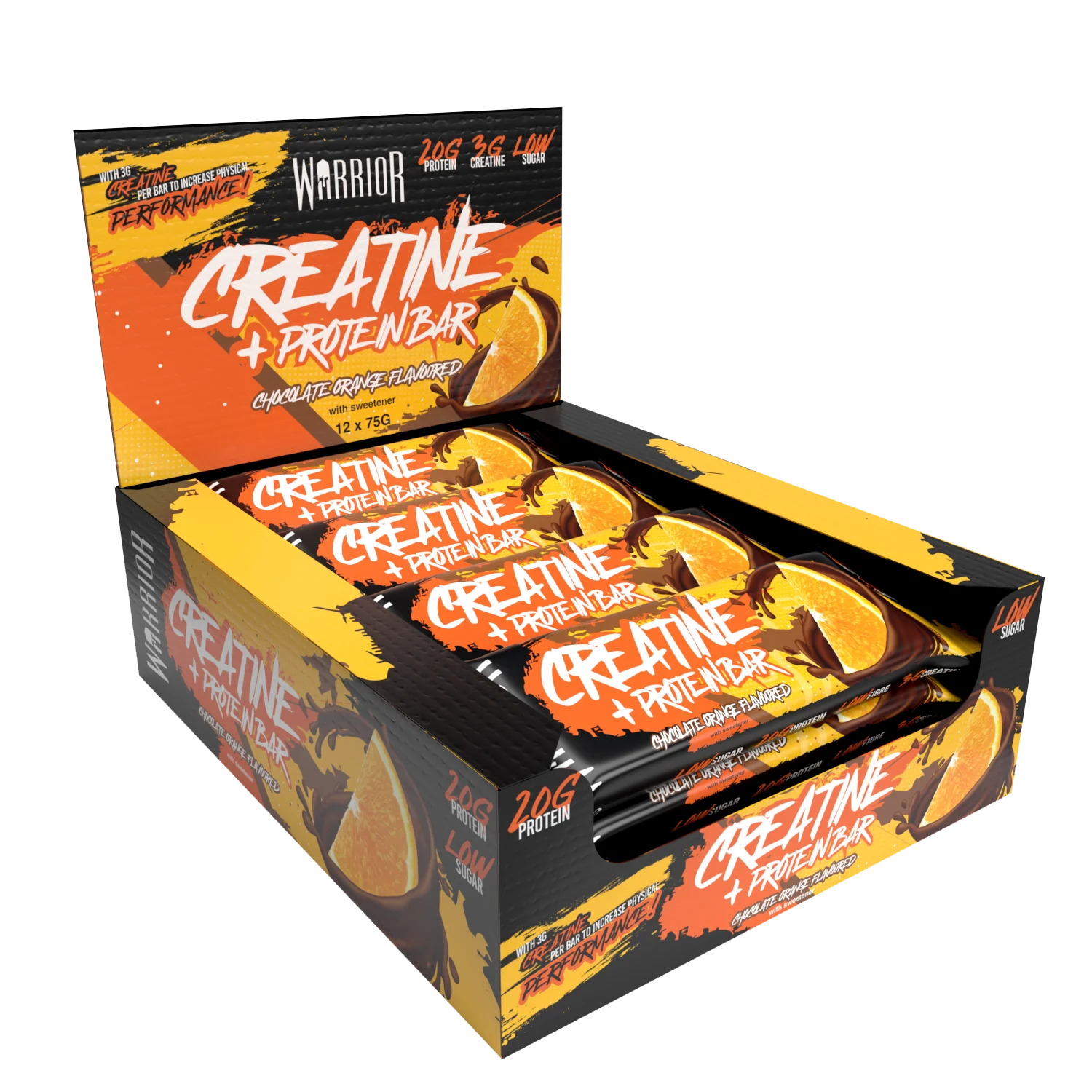 Warrior Creatine Protein Bar - 12 Bars