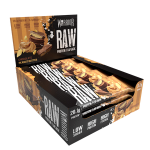 Warrior RAW Protein Flapjack - 12 Bars - Chocolate Peanut Butter