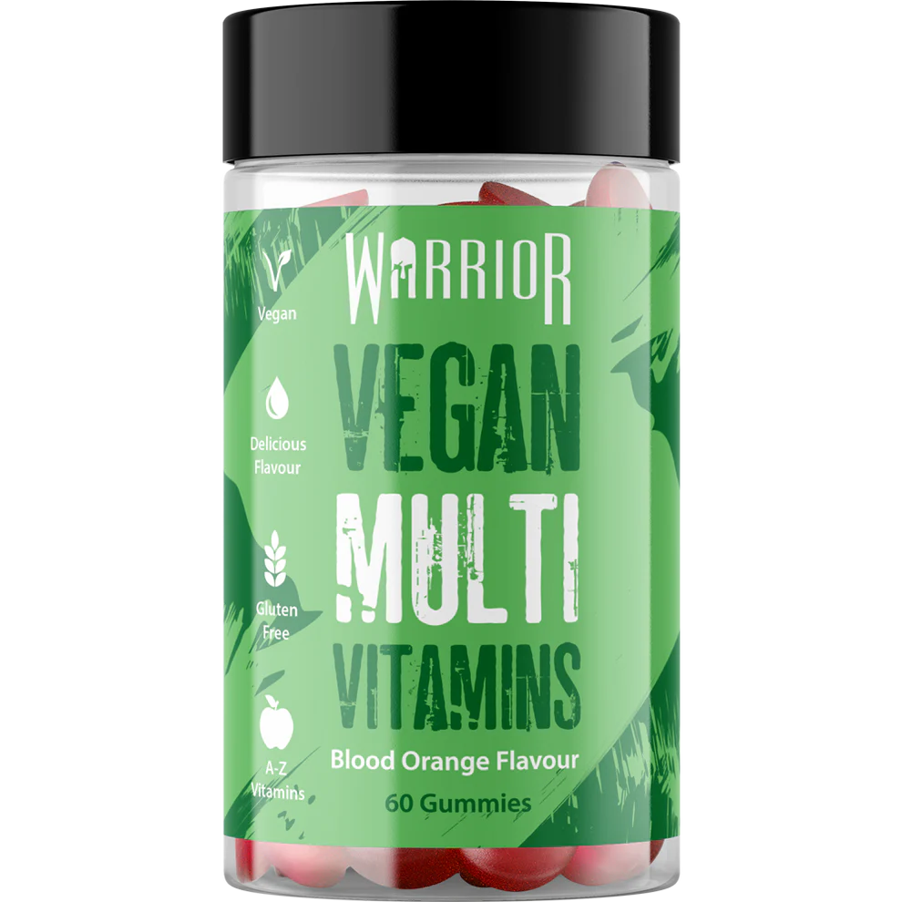 Warrior Vegan Multi Vitamin Gummies - 60 Orange Flavour Gummies