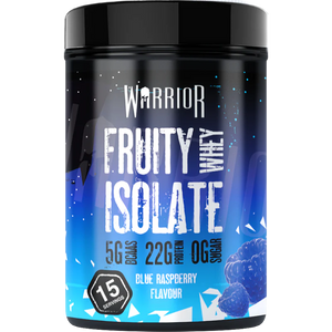 Warrior Clear Whey Isolate Protein Powder 375g - Blue Raspberry