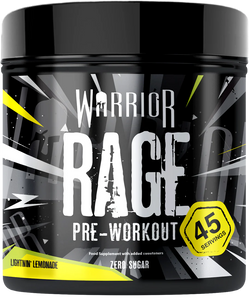 Warrior RAGE Pre-Workout - 392g (45 Servings)(POWDER) Lightnin' Lemonade